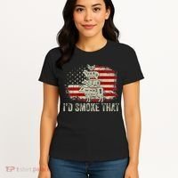Id smoke that Grillers Chef Pitmaster Outdoor Camping BBQ Women's T-Shirt thumb 4