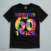 I Survived The Sixties 60s Twice Tie Dye 70th Birthday T-Shirt thumb 5