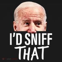 I'd Sniff That. Anti Joe Biden Funny Parody Coaster thumb 2