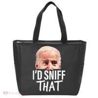 I'd Sniff That. Anti Joe Biden Funny Parody Tote Bag thumb 0