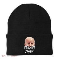 I'd Sniff That Funny Joe Biden Beanie thumb 0