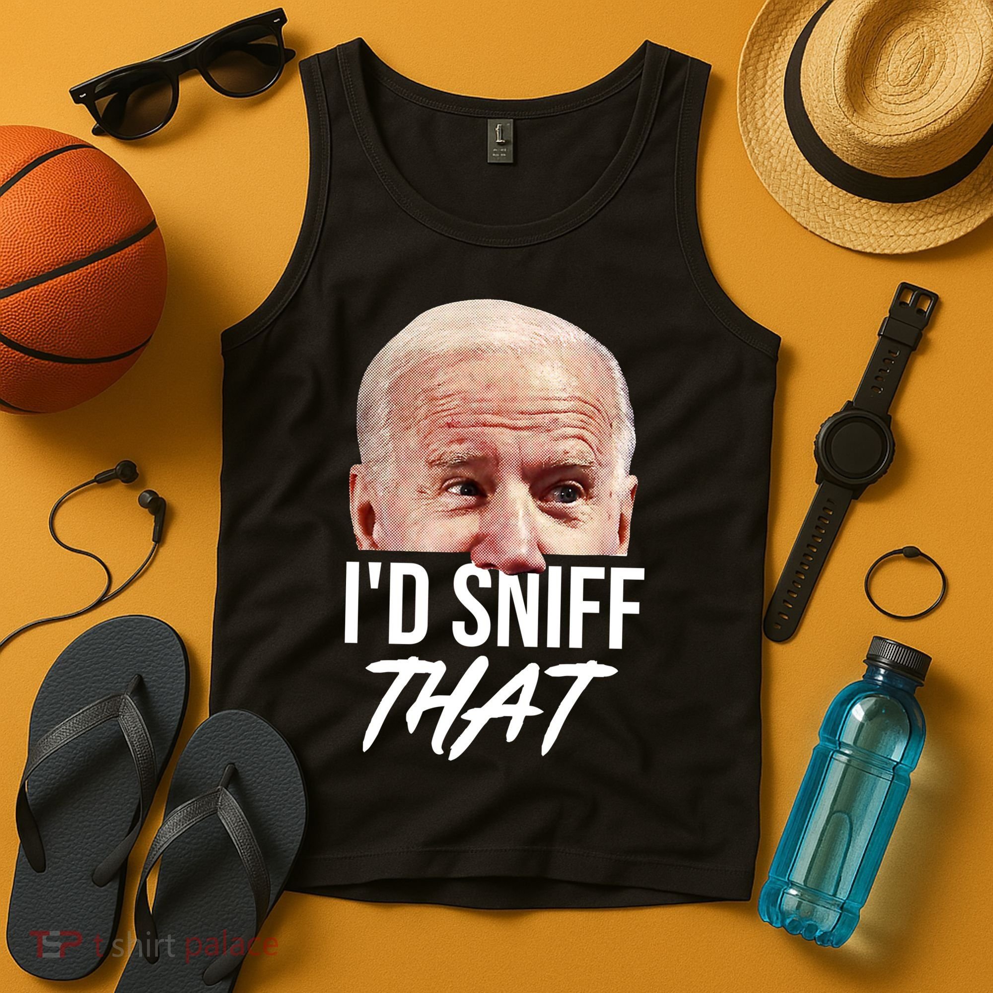 I'd Sniff That Funny Joe Biden Tank Top