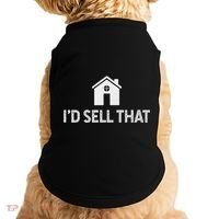 ID Sell That Funny Realtor Real Estate Agent Doggie Tank thumb 0