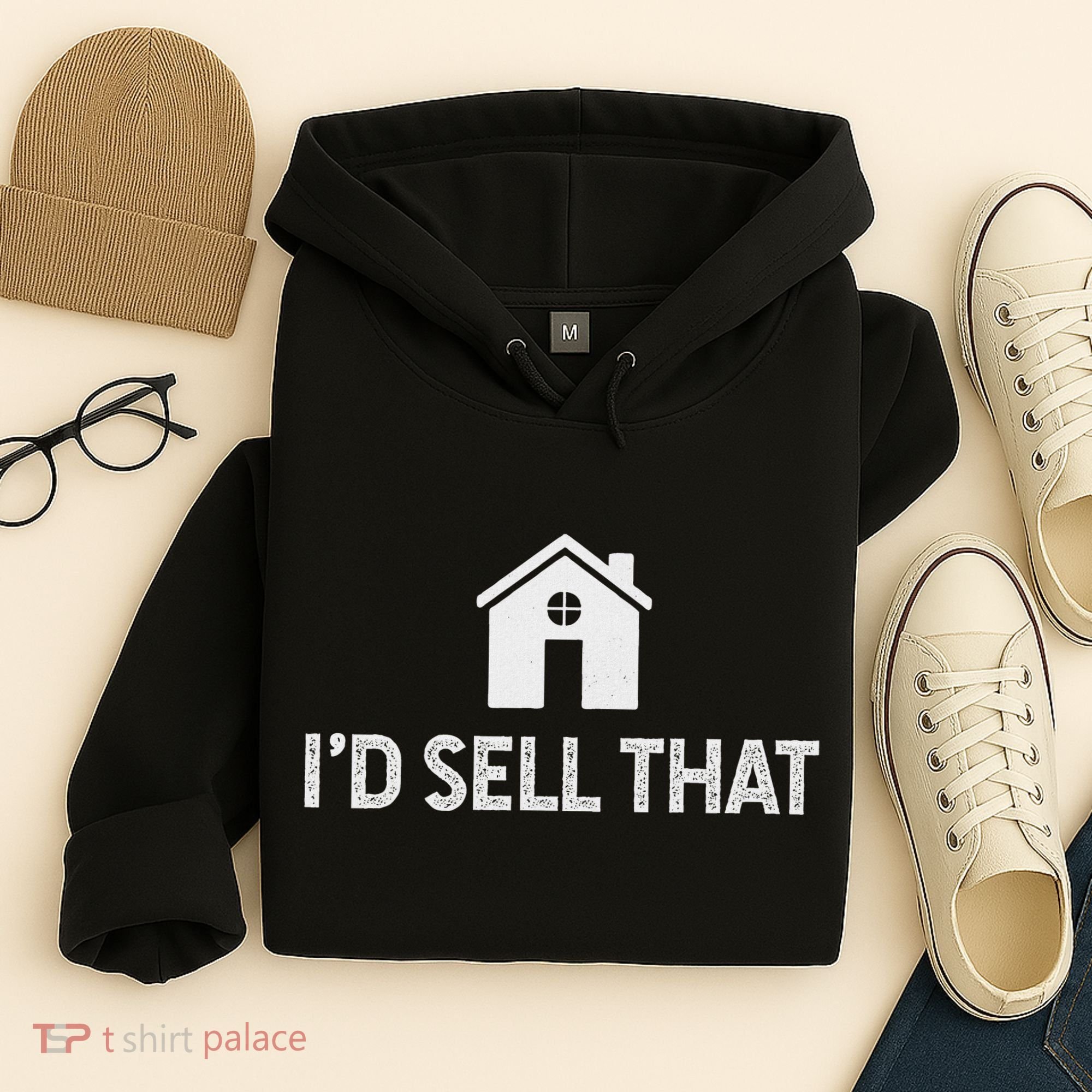 ID Sell That Funny Realtor Real Estate Agent Hoodie