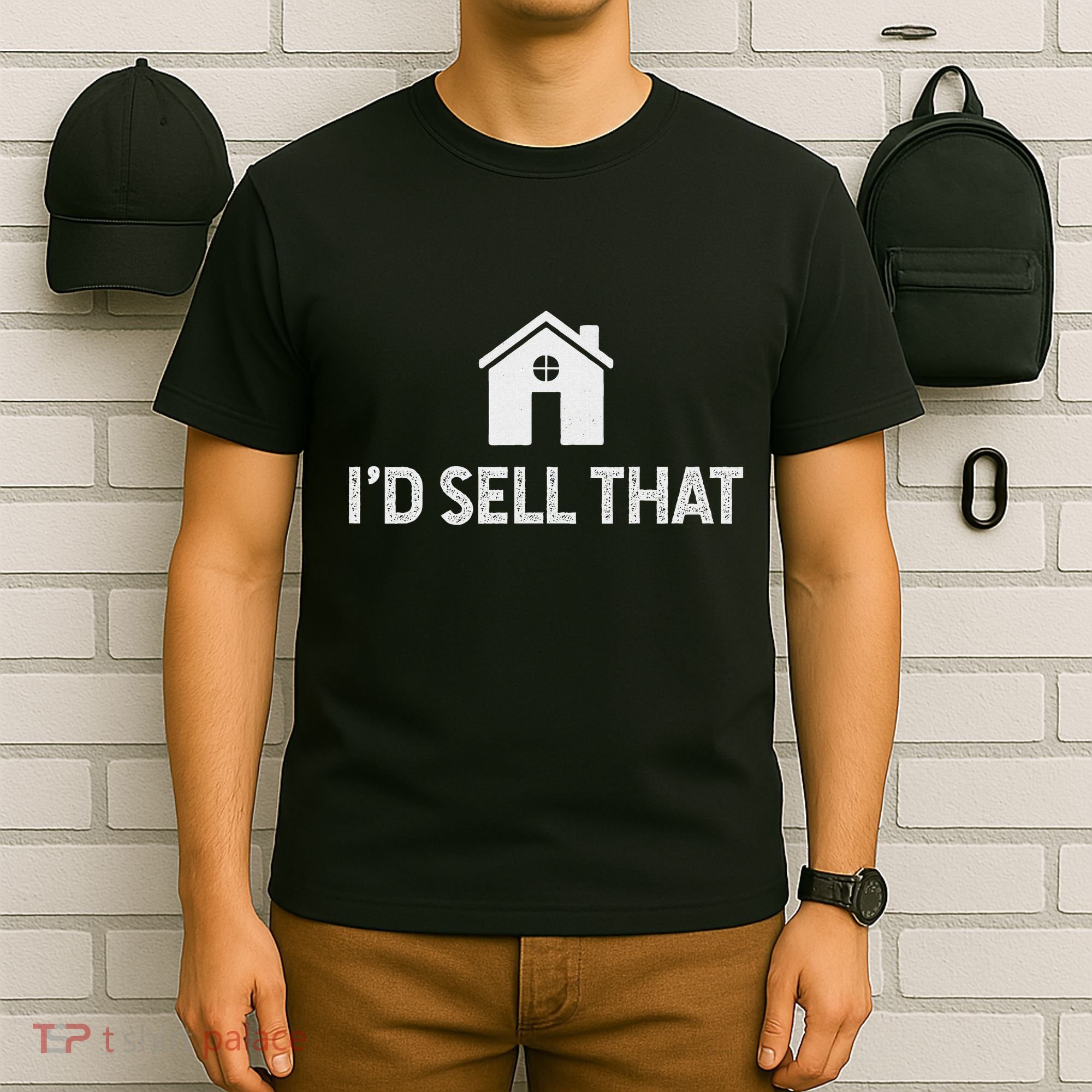 ID Sell That Funny Realtor Real Estate Agent T-Shirt