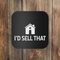 ID Sell That Funny Realtor Real Estate Agent Coaster thumb 0