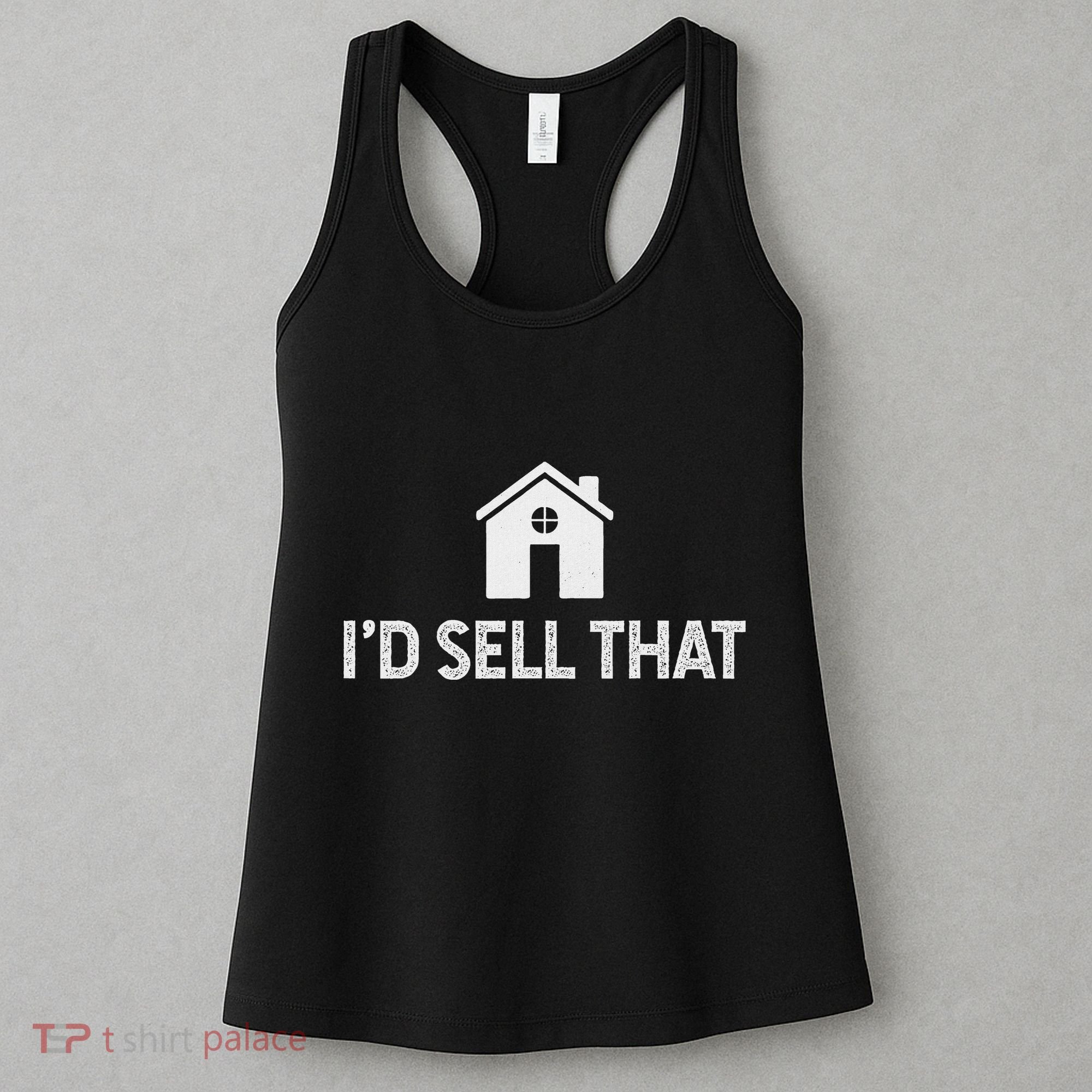 ID Sell That Funny Realtor Real Estate Agent Women's Tank Top