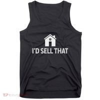 ID Sell That Funny Realtor Real Estate Agent Tank Top thumb 0