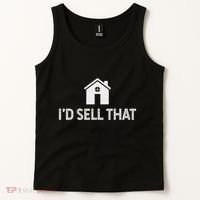 ID Sell That Funny Realtor Real Estate Agent Tank Top thumb 2