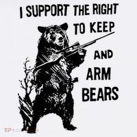 I Support The Right To Arm Bears T Shirt Funny Hunting T Shirt Saying Women's Tank Top thumb 5