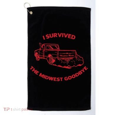 I Survived The Midwest Goodbye Golf Towel