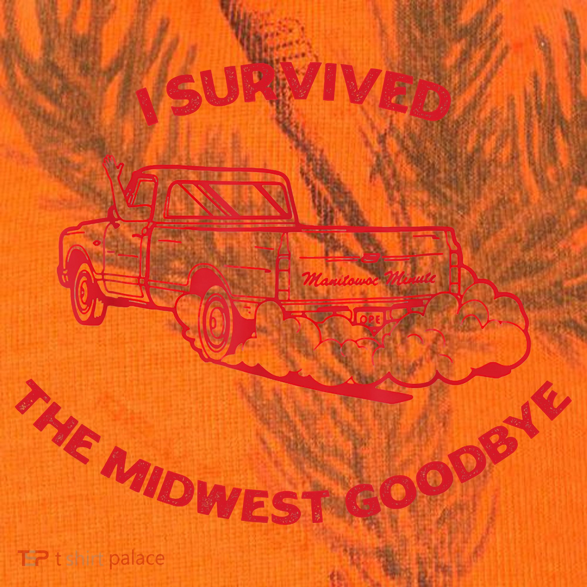 I Survived The Midwest Goodbye Kati Licensed 12" Camo Cuffed Beanie
