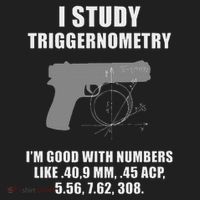 I Study Triggernometry Gun Pistol Funny Hat thumb 2