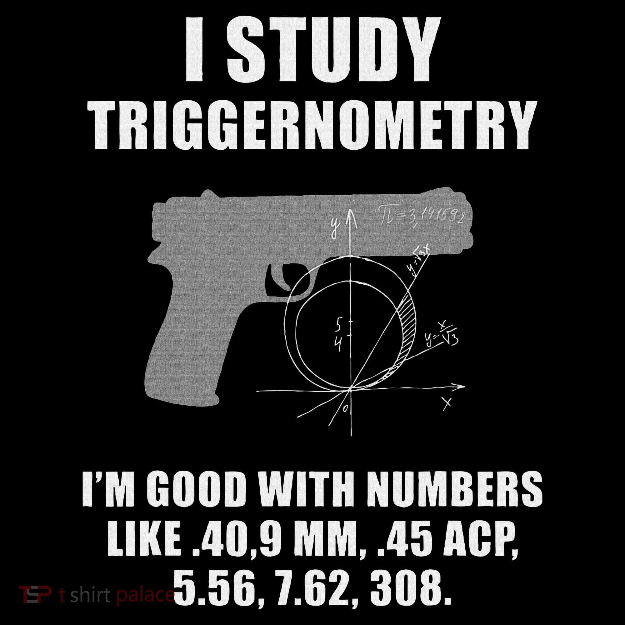 I Study Triggernometry Gun Pistol Funny Toddler Hoodie