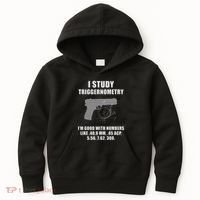 I Study Triggernometry Gun Pistol Funny Kids Hoodie thumb 0