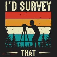 Id Survey That Retro Land Surveyor Cartographer Surveying Women's Sweatshirt thumb 2