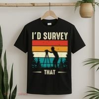 Id Survey That Retro Land Surveyor Cartographer Surveying T-Shirt thumb 2