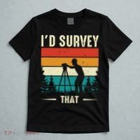 Id Survey That Retro Land Surveyor Cartographer Surveying T-Shirt thumb 5