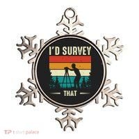 Id Survey That Retro Land Surveyor Cartographer Surveying Ornament thumb 0