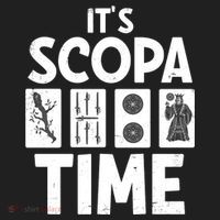 It's Scopa Time Nonna Nonno Italian Cards Game Scopa Player Premium Women's Sweatshirt thumb 2