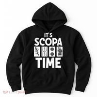 It's Scopa Time Nonna Nonno Italian Cards Game Scopa Player Premium Hoodie thumb 0