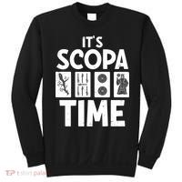 It's Scopa Time Nonna Nonno Italian Cards Game Scopa Player Premium Sweatshirt thumb 0