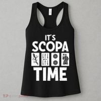 It's Scopa Time Nonna Nonno Italian Cards Game Scopa Player Premium Women's Tank Top thumb 3