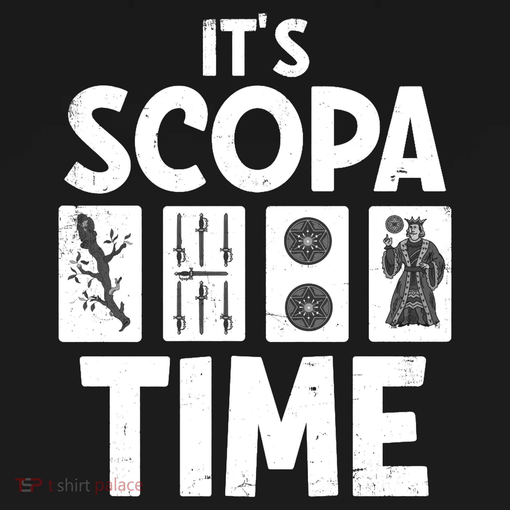 It's Scopa Time Nonna Nonno Italian Cards Game Scopa Player Premium Women's Tank Top