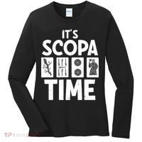 It's Scopa Time Nonna Nonno Italian Cards Game Scopa Player Premium Women's Long Sleeve Shirt thumb 0