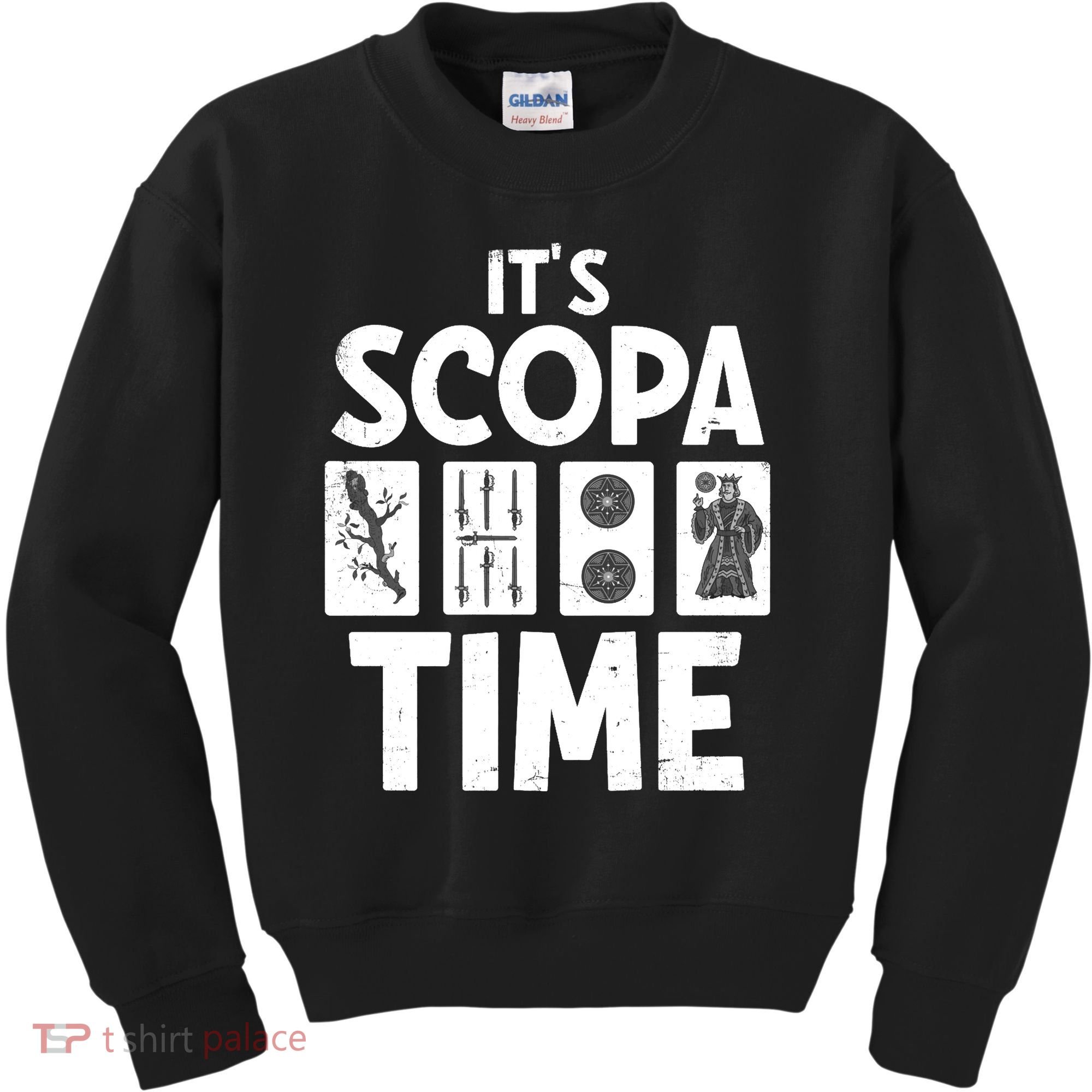It's Scopa Time Nonna Nonno Italian Cards Game Scopa Player Premium Kids Sweatshirt