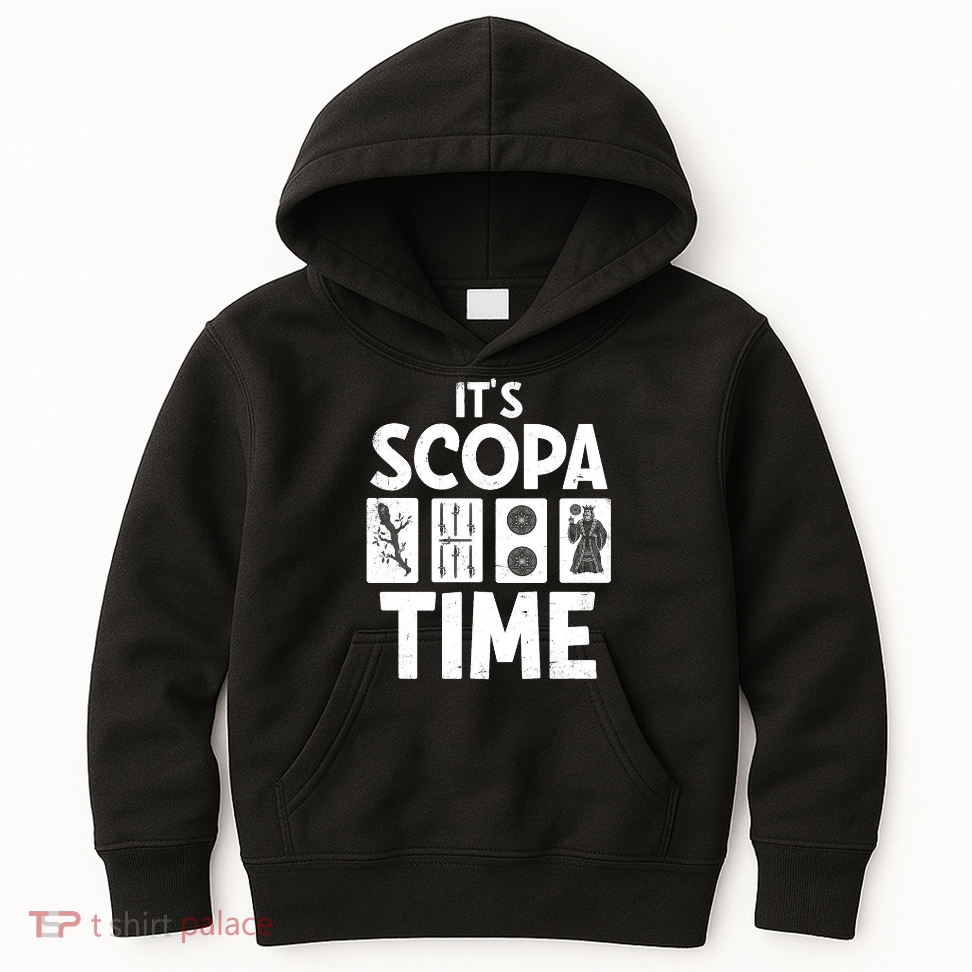 It's Scopa Time Nonna Nonno Italian Cards Game Scopa Player Premium Kids Hoodie