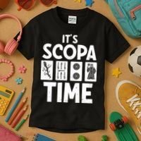 It's Scopa Time Nonna Nonno Italian Cards Game Scopa Player Premium Kids T-Shirt thumb 3