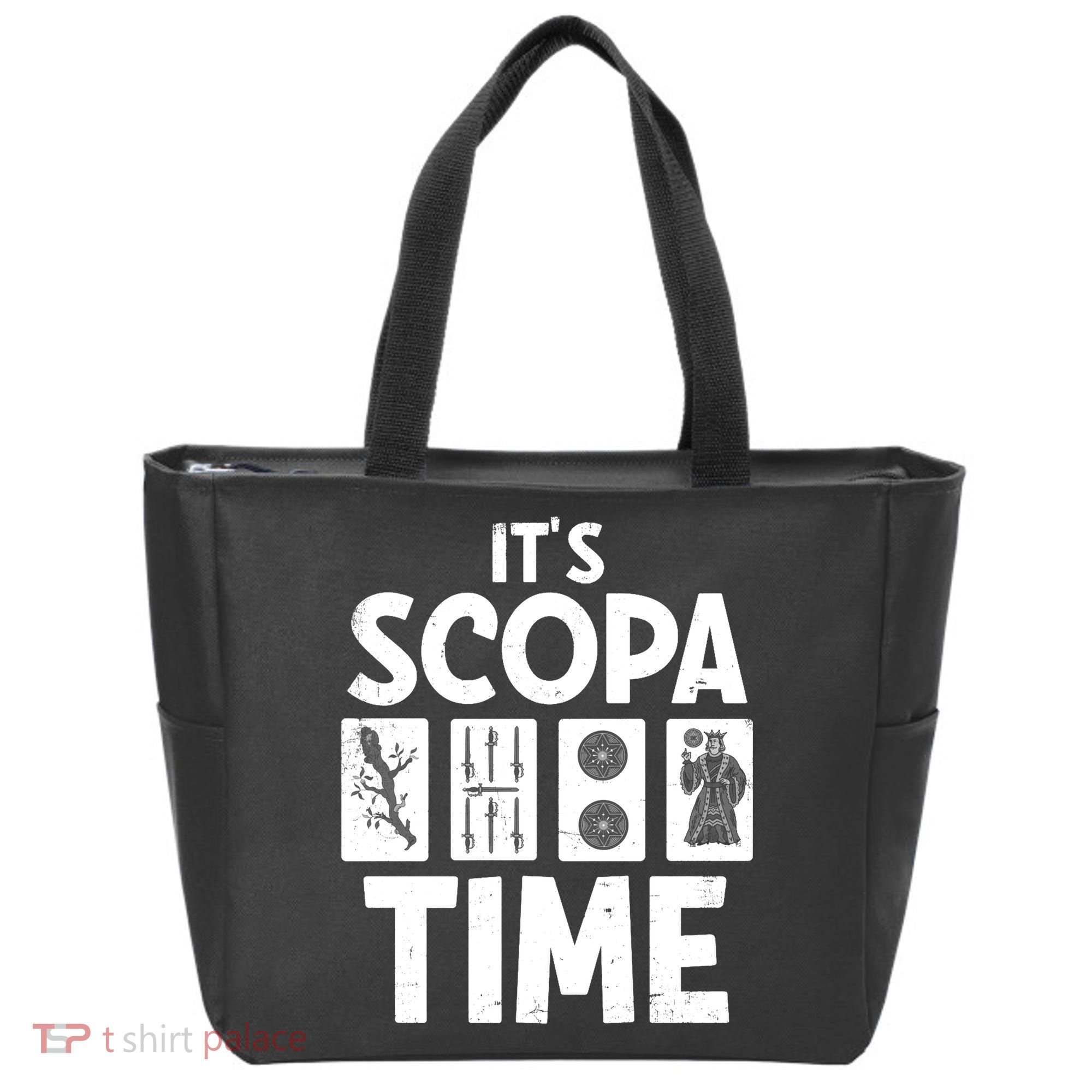 It's Scopa Time Nonna Nonno Italian Cards Game Scopa Player Premium Tote Bag