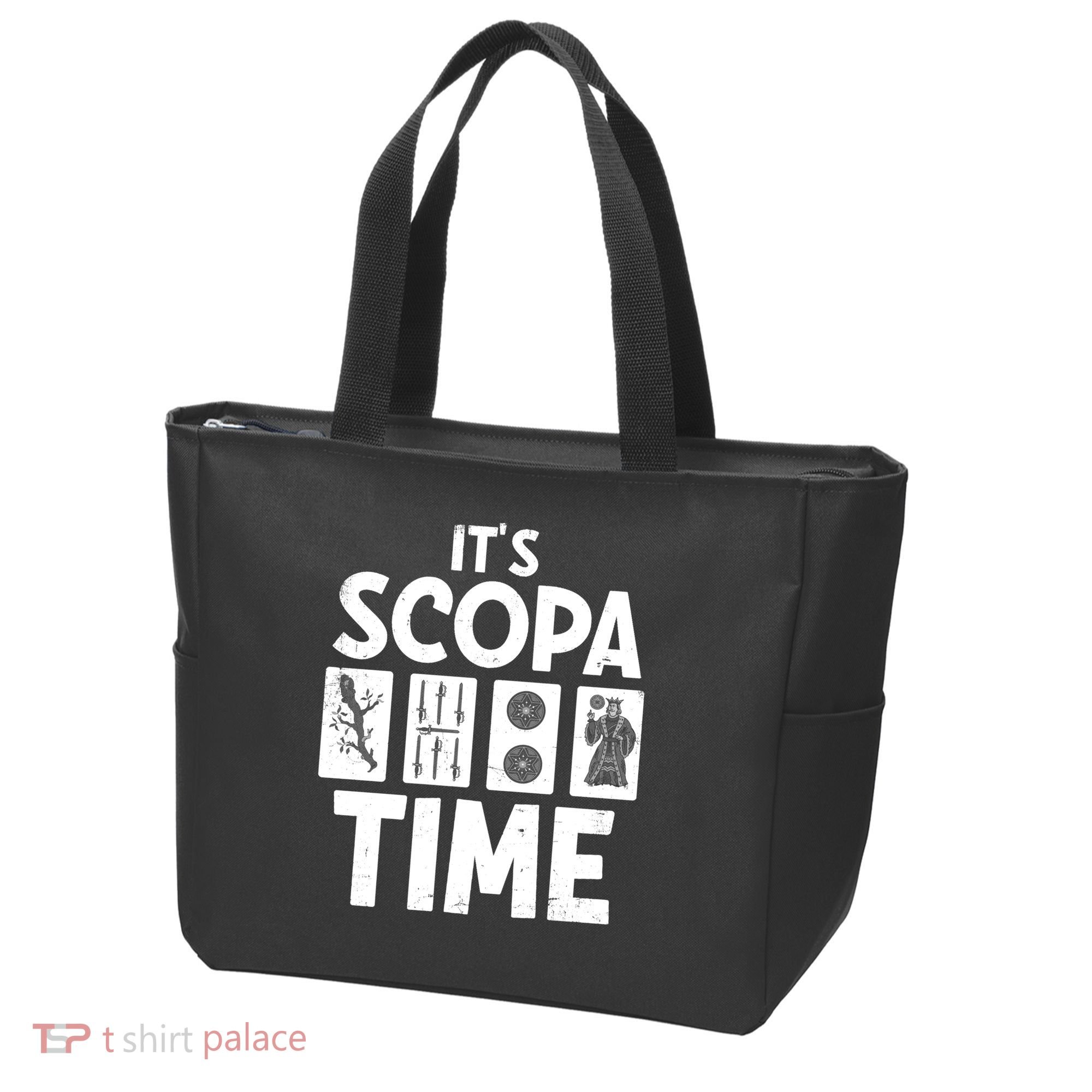 It's Scopa Time Nonna Nonno Italian Cards Game Scopa Player Premium Tote Bag