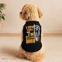 I Saw That Im Telling Dad Funny Religious Christian Jesus Doggie Tank thumb 2