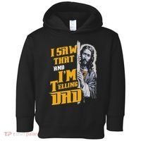 I Saw That Im Telling Dad Funny Religious Christian Jesus Toddler Hoodie thumb 0