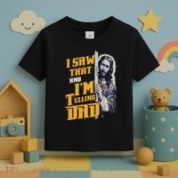 I Saw That Im Telling Dad Funny Religious Christian Jesus Toddler T-Shirt thumb 3