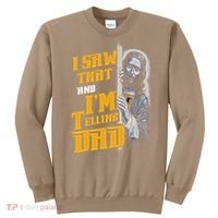 I Saw That Im Telling Dad Funny Religious Christian Jesus Sweatshirt thumb 0