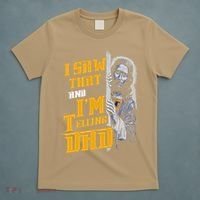 I Saw That Im Telling Dad Funny Religious Christian Jesus T-Shirt thumb 5