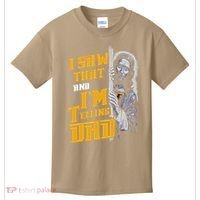 I Saw That Im Telling Dad Funny Religious Christian Jesus Kids T-Shirt thumb 0