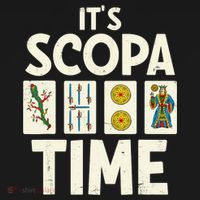 It's Scopa Time Nonna Nonno Italian Cards Game Scopa Player Women's Tank Top thumb 5