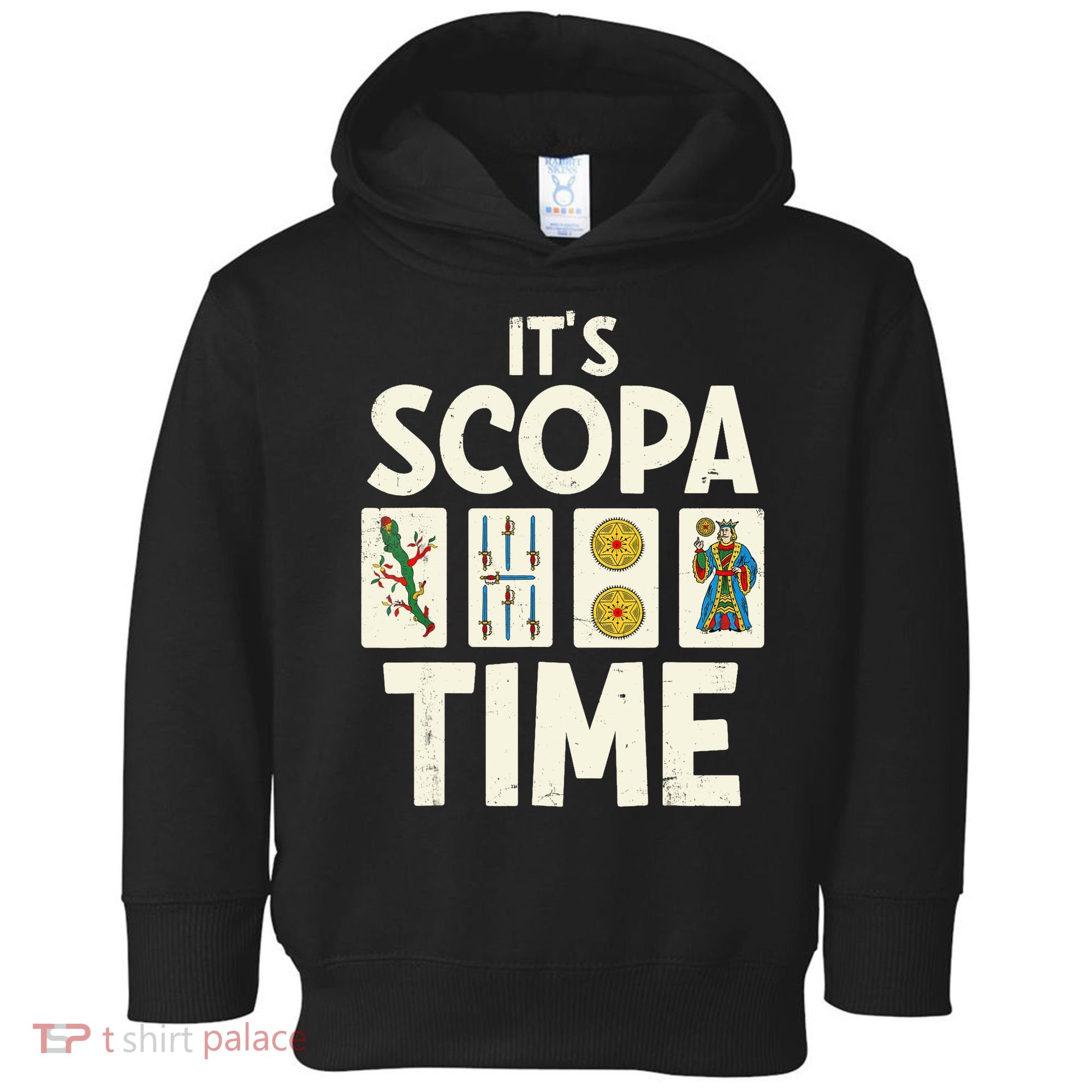It's Scopa Time Nonna Nonno Italian Cards Game Scopa Player Toddler Hoodie