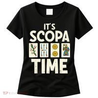 It's Scopa Time Nonna Nonno Italian Cards Game Scopa Player Women's T-Shirt thumb 0