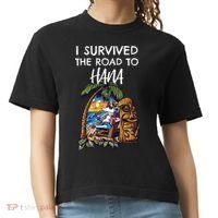 I Survived The Road To Hana Gift Comfort Colors Boxy T-Shirt thumb 0