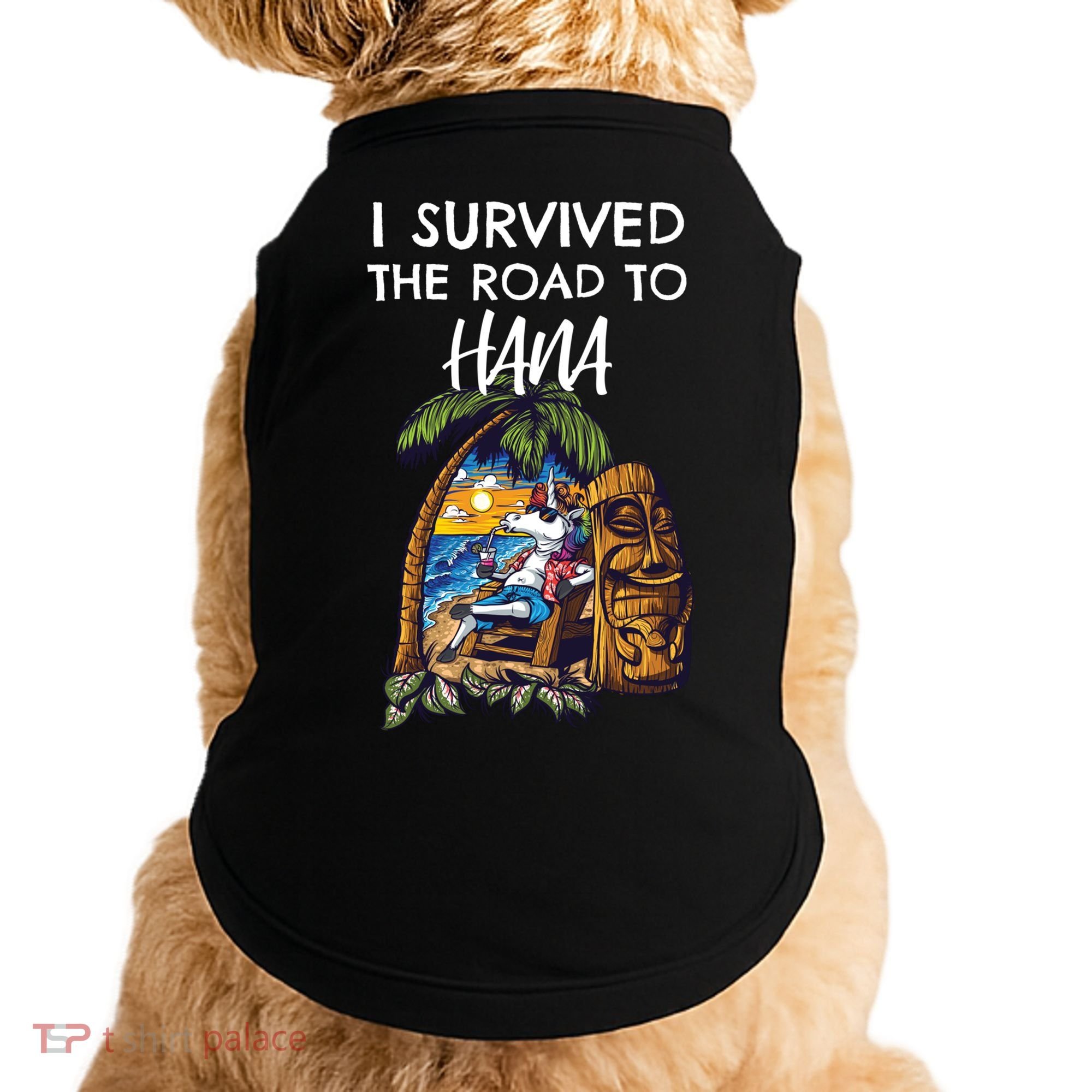 I Survived The Road To Hana Gift Doggie Tank