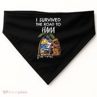 I Survived The Road To Hana Gift USA-Made Doggie Bandana thumb 0