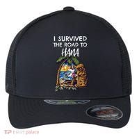 I Survived The Road To Hana Gift Flexfit Unipanel Trucker Cap thumb 0