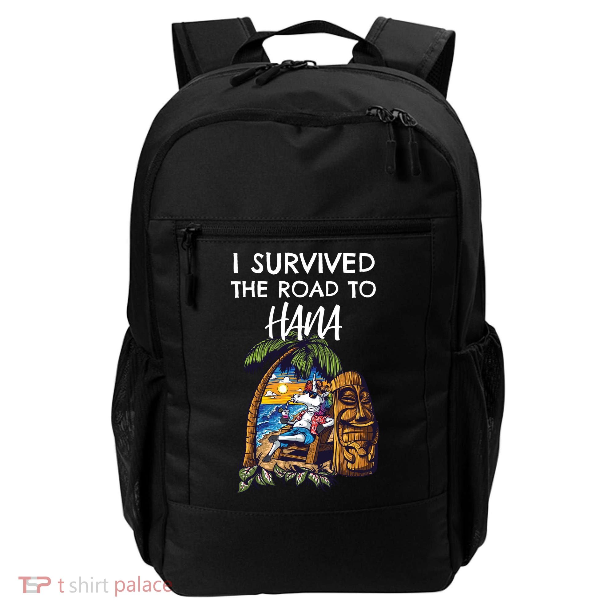 I Survived The Road To Hana Gift Backpack