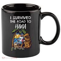 I Survived The Road To Hana Gift 11oz C Handle Ceramic Mug thumb 0