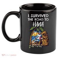 I Survived The Road To Hana Gift 11oz C Handle Ceramic Mug thumb 2